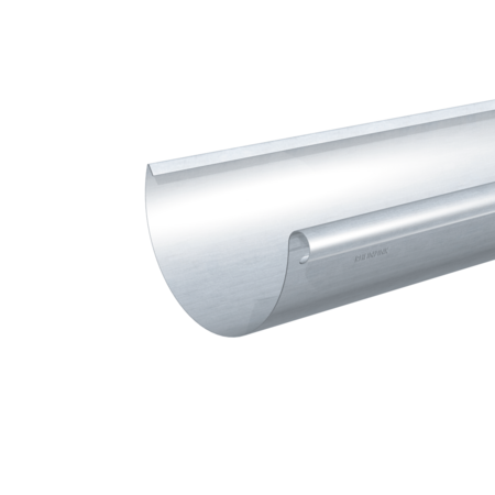 Gouttière zinc demi-ronde à pince Gouttière zinc demi-ronde à pince